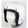 Image 1 : #550 VINTAGE 1970'S WHITE MOTORCYCLE HELMET BIKE