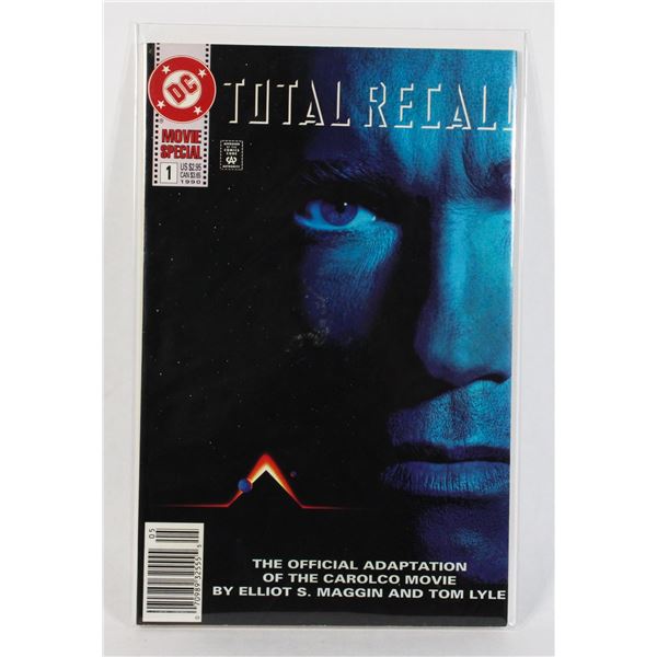 #760 DC COMICS TOTAL RECALL MOVIE SPECIAL #1 1990