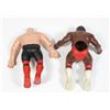 Image 2 : LOT OF 2 WRESTLER FIGURES. LJN WWF THUMB WRESTLERS