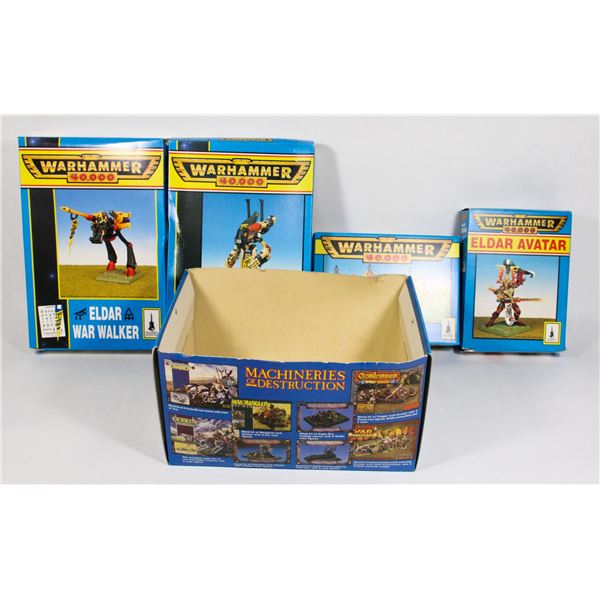 LOT OF 4 BOXES WARHAMMER 40K ELDAR GUARDIANS
