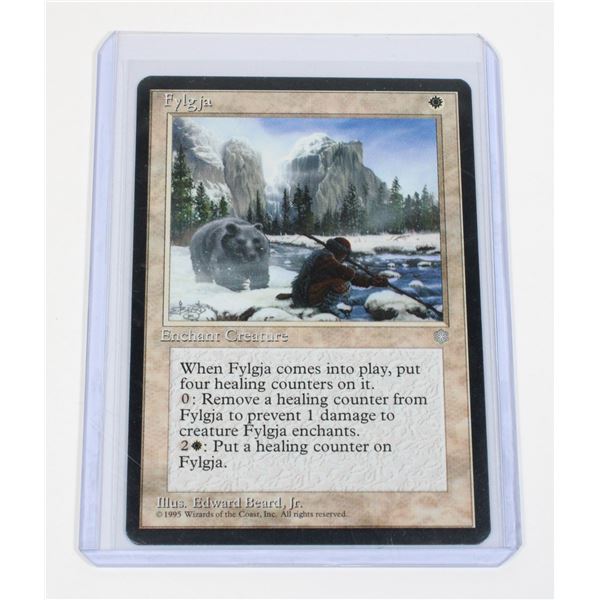 MAGIC THE GATHERING FYLGJA CARD 1995