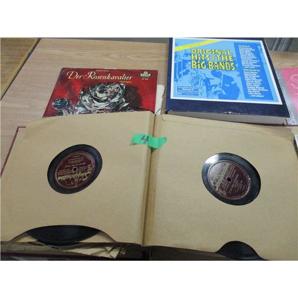 ASSORTMENT OF RECORDS & TAPES