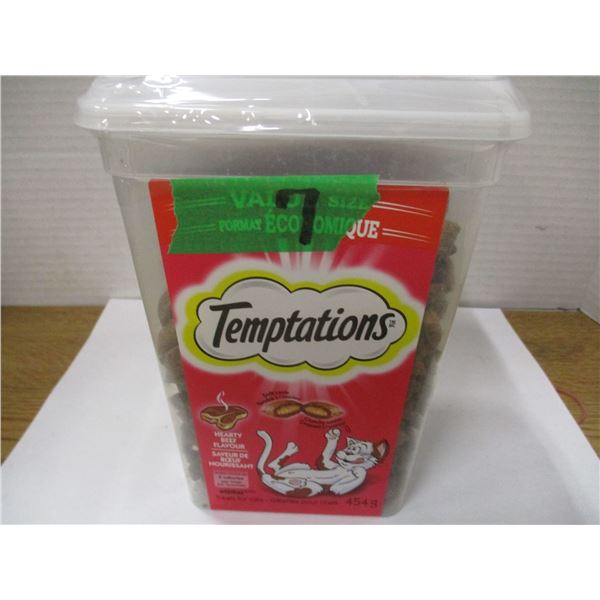 NEW:  TEMPTATIONS MIX-UPS CAT TREATS (454G) - TUB