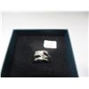 Image 2 : LADIES 925 SILVER HEART RING (SIZE 10)
