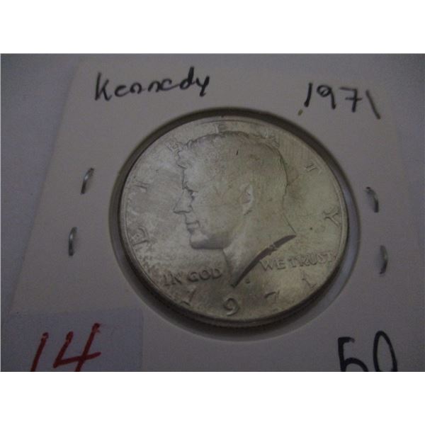 1971 USA KENNEDY 50 CENT