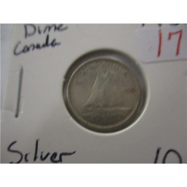 1955 CANADA SILVER DIME