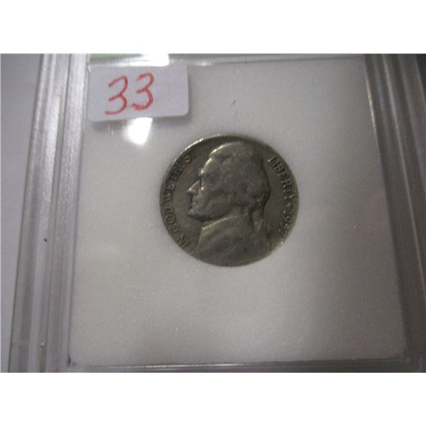 1957 USA JEFFERSON GRADED NICKEL