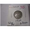 Image 2 : 1934 NEW ZEALAND 6 PENCE (0.90 SILVER)