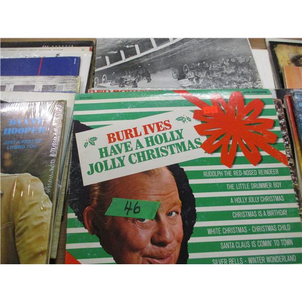 BOX C/W ASSORTED RECORDS