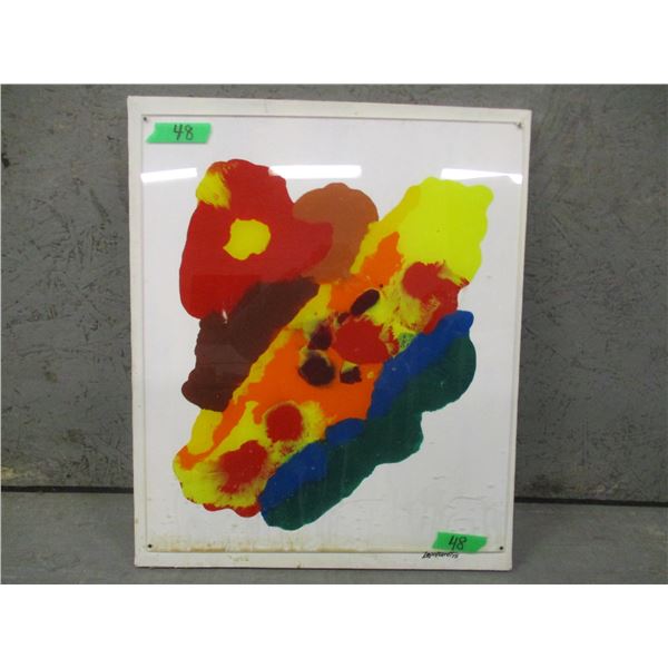 ESTATE:  PAINTING SIGNED BY LEONHARDT