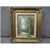 Image 1 : ESTATE:  SIGNED FRAMED PICTURE OF FOREST BY JAMIESON