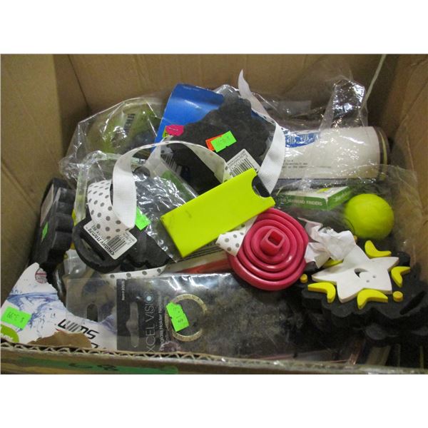 FREIGHT DAMAGE (AS IS):  BOX C/W CRAFT SUPPLIES