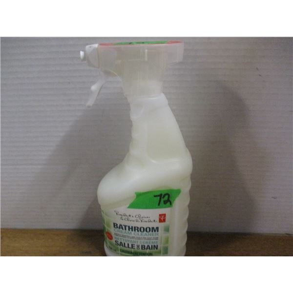 SHELF PULLS (AS IS):  BATHROOM CREAM CLEANER (765 ML) - BOTTLE