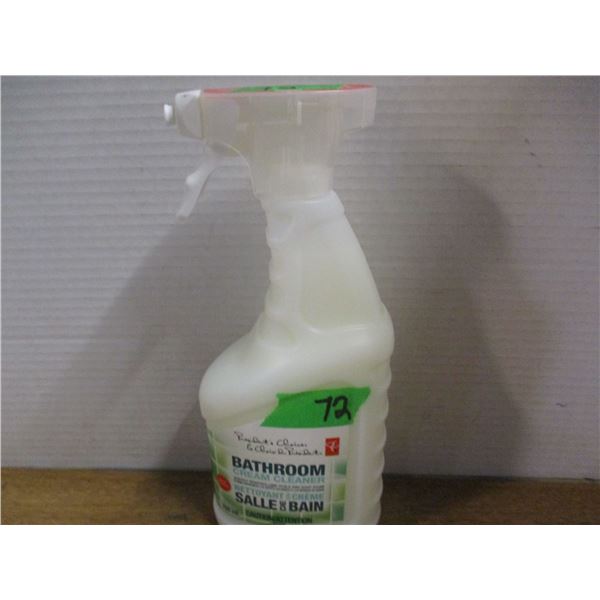 SHELF PULLS (AS IS):  BATHROOM CREAM CLEANER (765 ML) - BOTTLE
