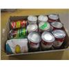 Image 1 : FREIGHT DAMAGE (AS IS):  FLAT C/W 9 CAMPBELL'S SOUP & 3 ASSORTED CANS