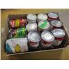 Image 2 : FREIGHT DAMAGE (AS IS):  FLAT C/W 9 CAMPBELL'S SOUP & 3 ASSORTED CANS