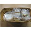 Image 2 : COLLECTABLE:  BASKET C/W CUPS & SAUCERS