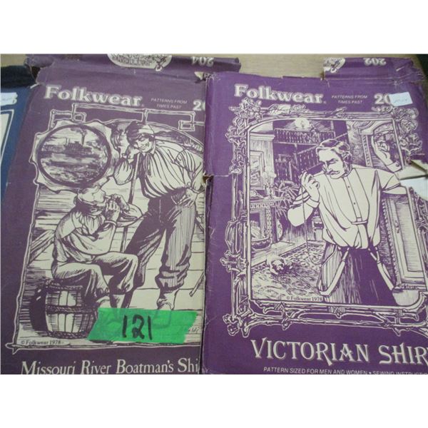 COLLECTABLE:  BOX C/W PATTERNS