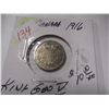 Image 2 : 1916 CANADA KING GEORGE V SILVER DIME