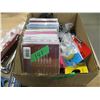 Image 1 : BOX C/W OFFICE SUPPLIES, CD'S, ETC