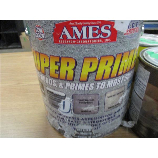 2 - 1 LITRE CANS OF PAINT & 1 - 1 GALLON CAN OF PAINT