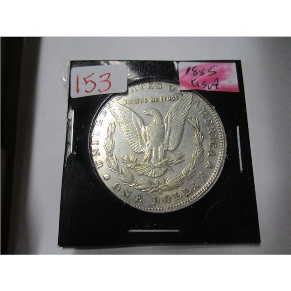 1885 USA MORGAN SILVER DOLLAR