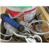 Image 2 : BOX C/W EXTENSION CORDS, HARDWARE, ETC