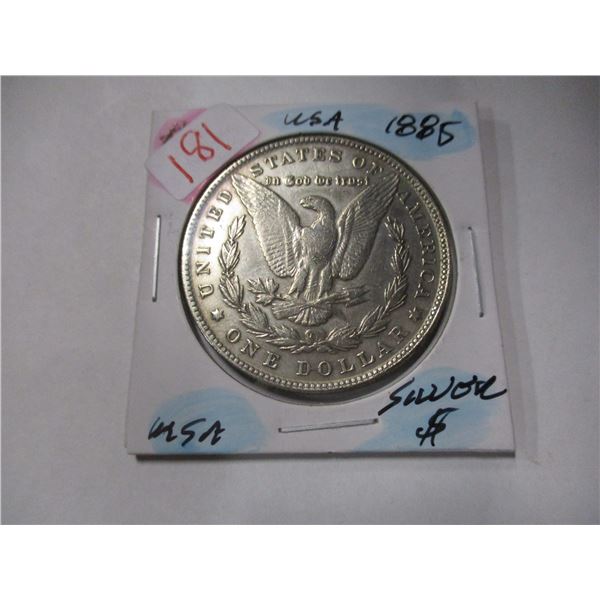 1885 USA SILVER DOLLAR