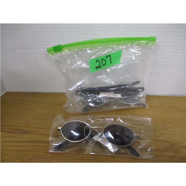 NEW:  BAG C/W 3 PAIR SUNGLASSES