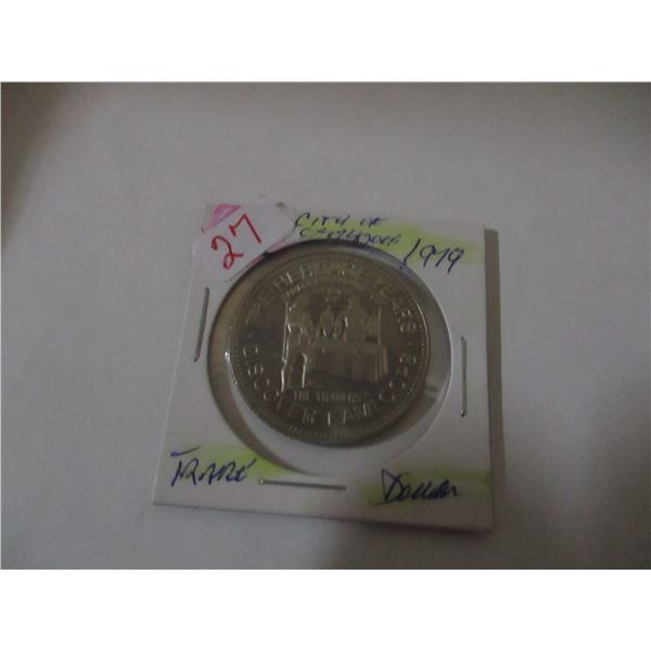 1979 CITY OF KAMLOOPS, BC TRADE DOLLAR