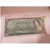 Image 1 : 1954 CANADA $1 BILL