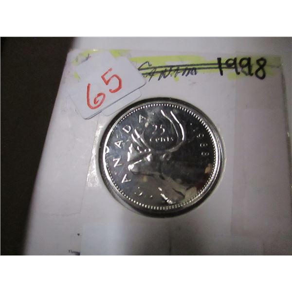 1988 CANADA PROOF QUARTER