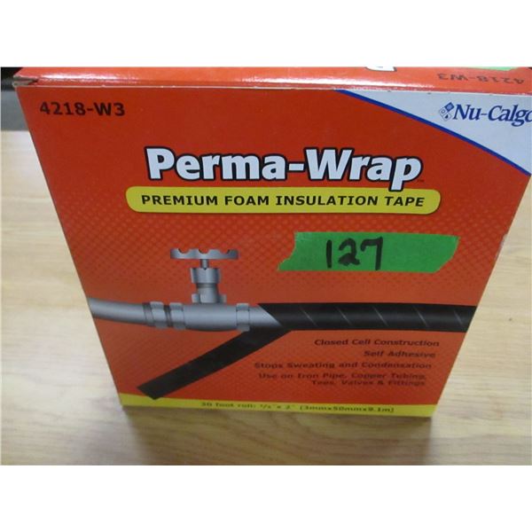 ESTATE:  PERMA WRAP PREMIUM FORM INSULATION TAPE (30' ROLL) - BOX