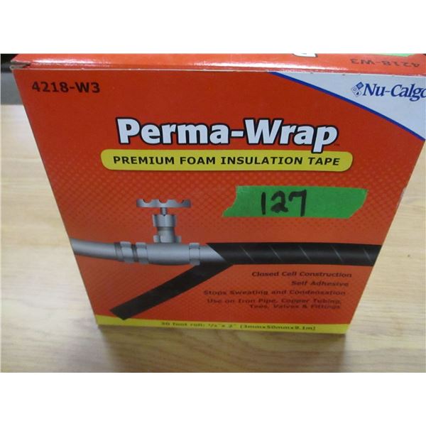 ESTATE:  PERMA WRAP PREMIUM FORM INSULATION TAPE (30' ROLL) - BOX