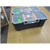 Image 2 : 2 - PLASTIC STORAGE BOXES C/W COMPARTMENTS