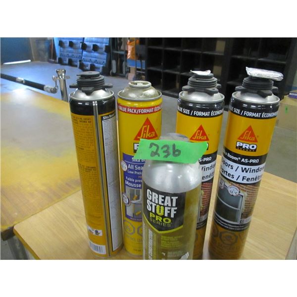 SPRAY FOAM (5 CANS) - BOX