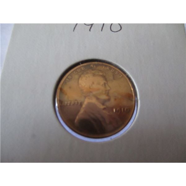 1910 USA ONE CENT