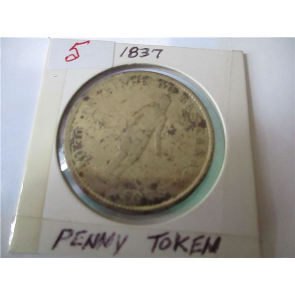 1837 CONCODIA ONE CENT