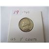 Image 1 : 1969 USA FIVE CENT