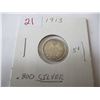 Image 1 : 1913 CANADA SILVER FIVE CENT