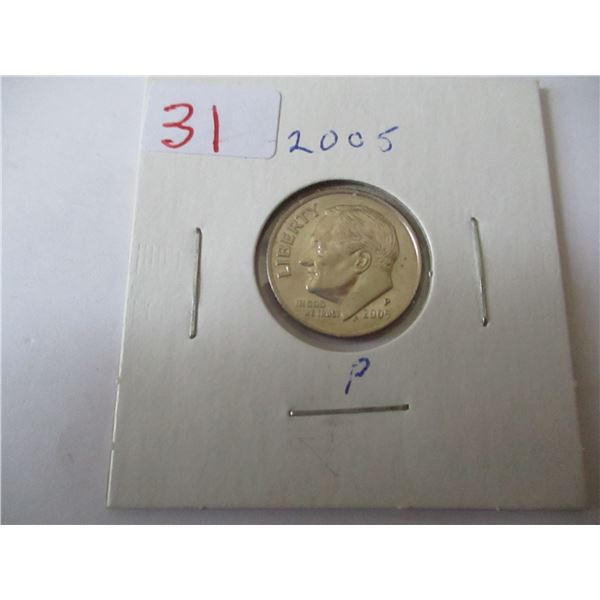 2005P USA TEN CENT