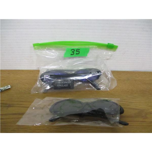 NEW:  BAG C/W 3 PAIR SUNGLASSES