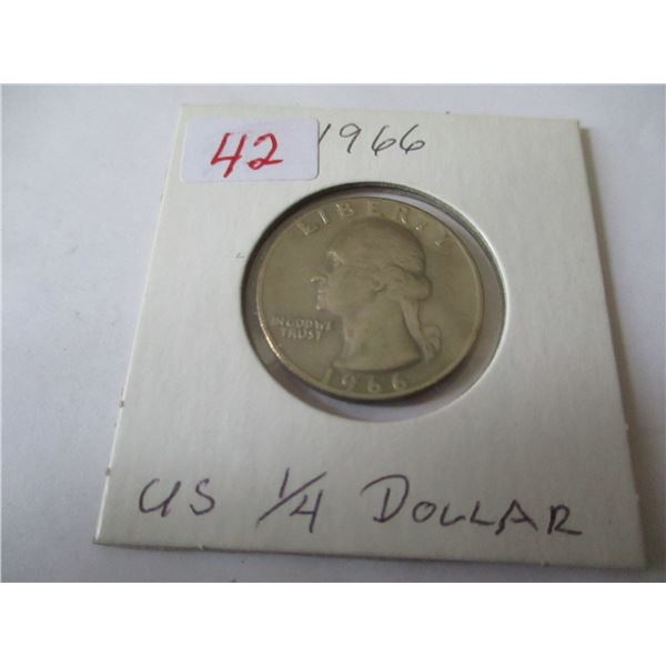 1966 USA 25 CENT