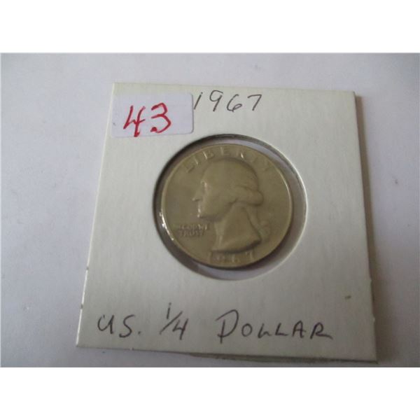 1967 USA 25 CENT