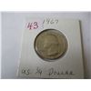 Image 2 : 1967 USA 25 CENT
