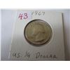 Image 3 : 1967 USA 25 CENT