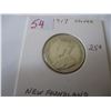 Image 2 : 1917 NEWFOUNDLAND SILVER 25 CENT