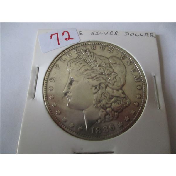 1886 USA SILVER DOLLAR
