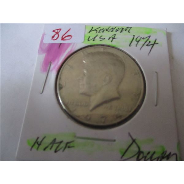 1974 USA KENNEDY HALF DOLLAR