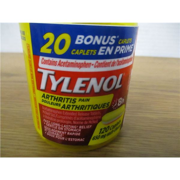 TYLENOL ARTHRITIS CAPLETS (120) - BOTTLE